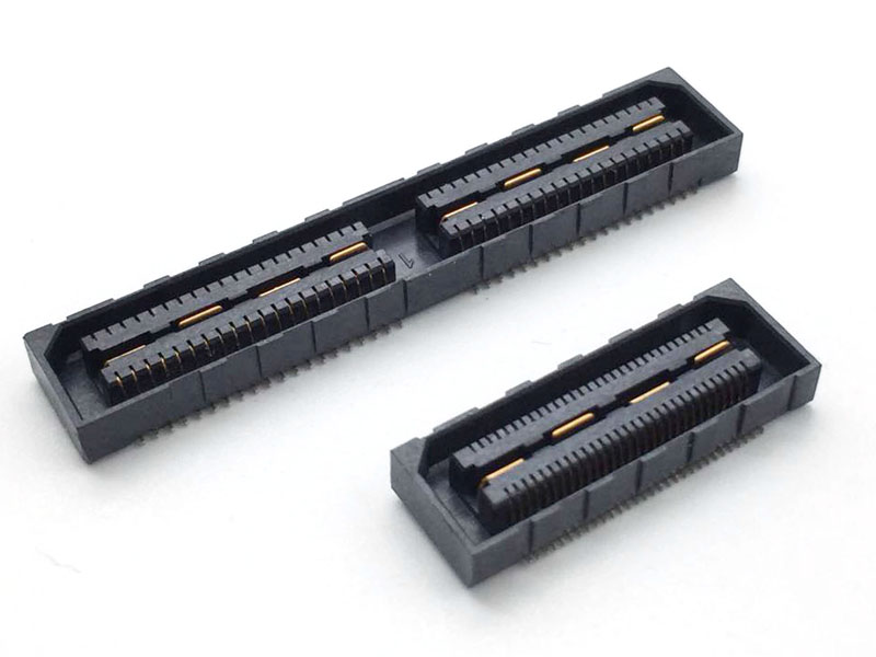 0.8mm40-60P high-speed board to board connector male socket