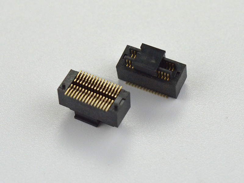 8.0H双槽正插板对板连接器