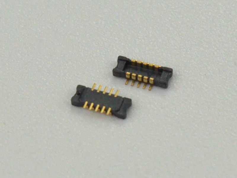 0.8H单槽正插板对板连接器