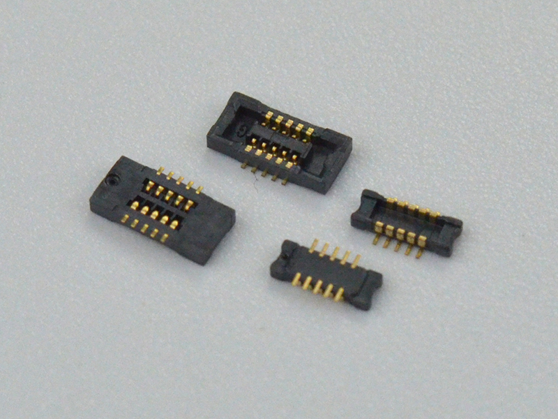 0.8H单槽正插板对板连接器