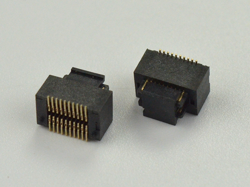 8.0H双槽正插板对板连接器