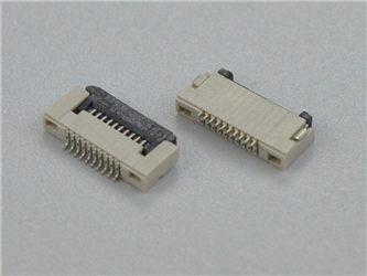 Product Name: FPC 0.5-10P Flip Lid 1.5H<br>Part Number: JCFPC-05PH-10PINL
